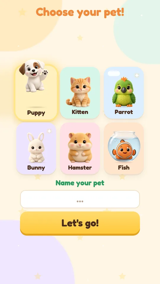 Choosing a pet